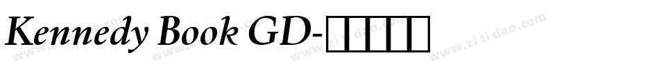 Kennedy Book GD字体转换